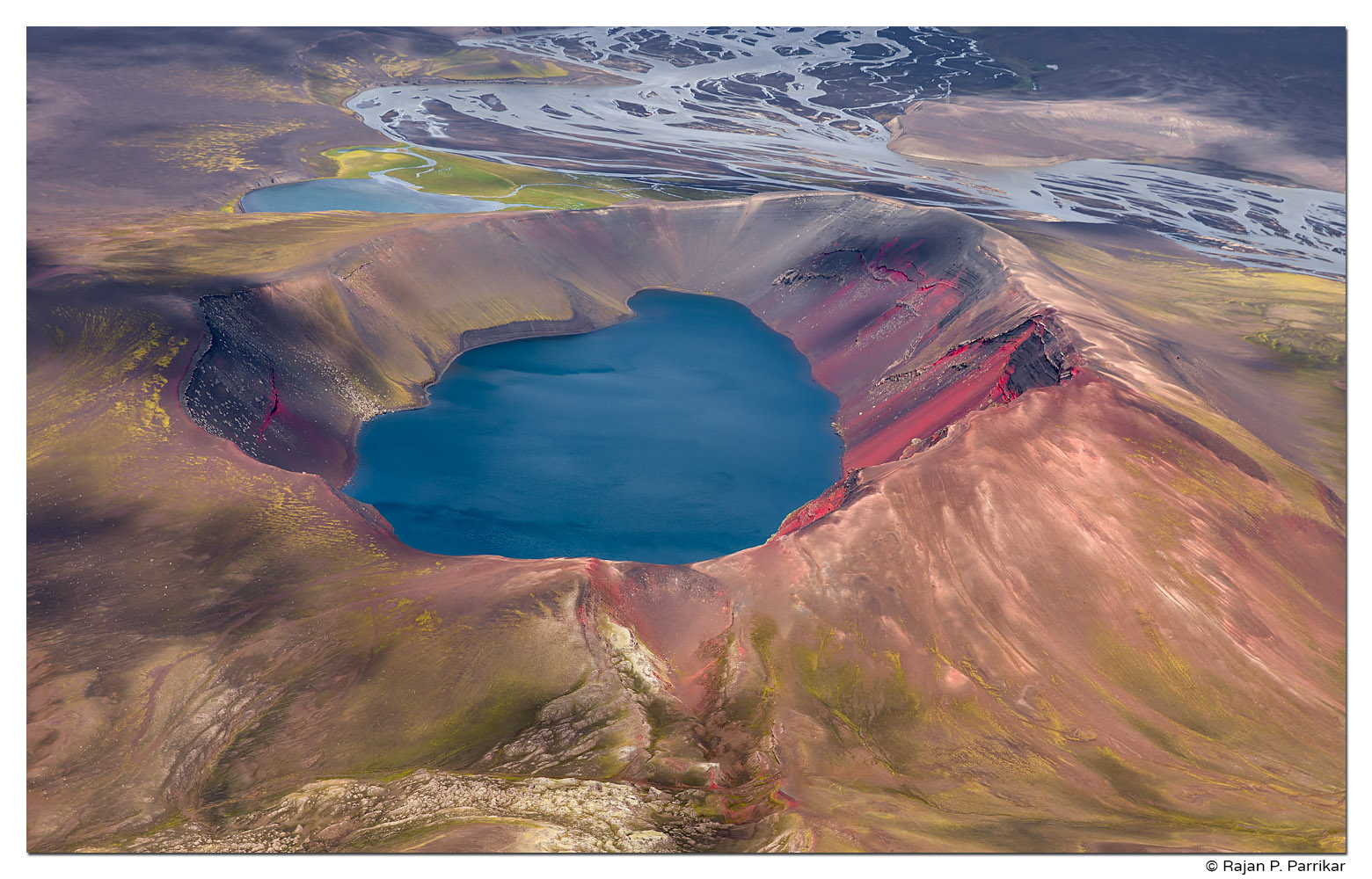 Ljótipollur, Crater, Lake, Highlands, Iceland