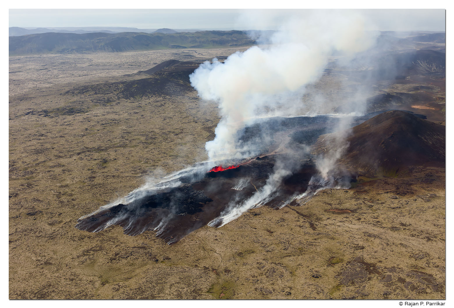 Volcanic Eruption, Reykjanes, Litli-Hrútur, Iceland